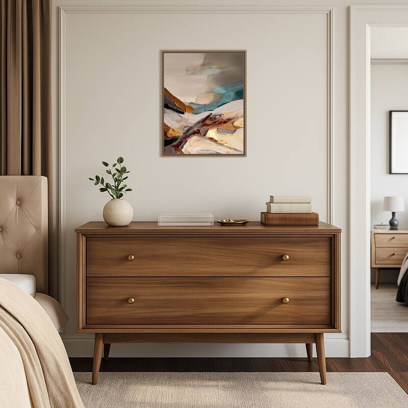 Sunset Horizon Bliss by Brooke Massey Framed Canvas Wall Art Print