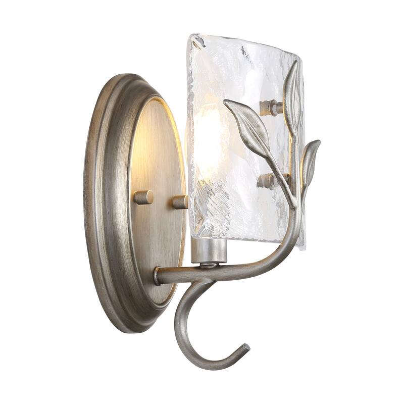Golden Lighting Calla 1-light Wall Sconce in Peruvian Silver
