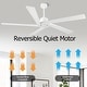 preview thumbnail 47 of 50, WINGBO 64 Inch DC Motor Indoor Ceiling Fan without Lights - N/A