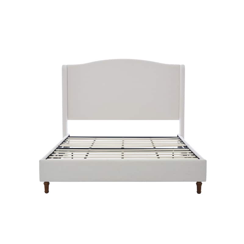 Christopher Knight Home - Marshall Classic Bed Frame with 54" Camelback Headboard