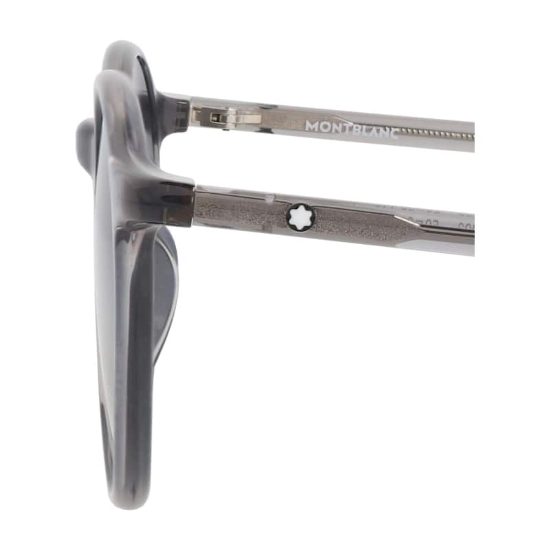 Montblanc Round-Frame Recycled Injected Acetate Sunglasses