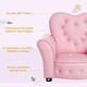 preview thumbnail 6 of 9, Kids Sofa Toddler Tufted Upholstered Sofa Chair Princess Couch Furniture with Diamond Decoration for Preschool Child