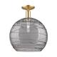 Option Champagne Bronze / Light Smoke Deco Swirl
