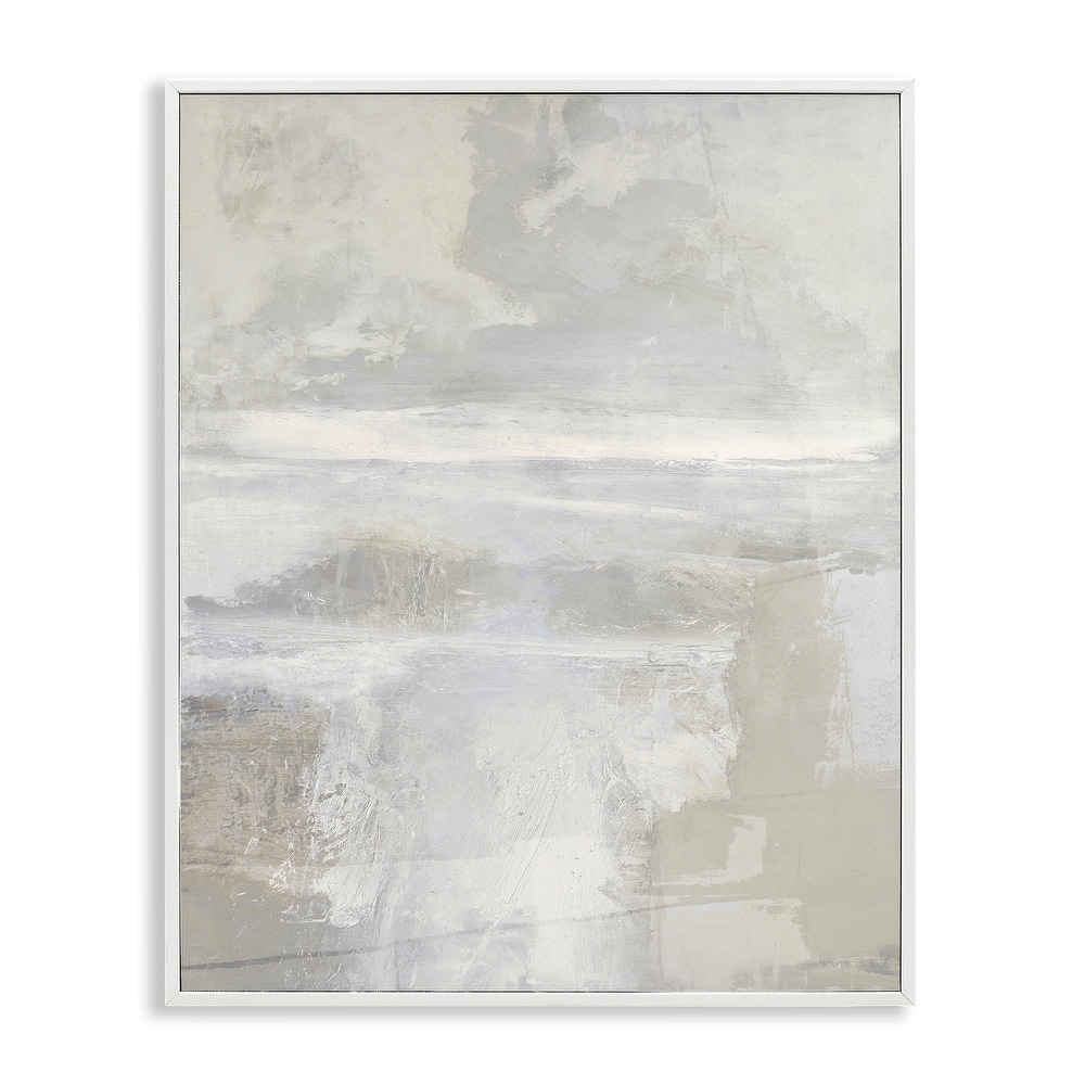 Stupell Muted Beige & Grey Framed Giclee Art Design By Rachel Springer