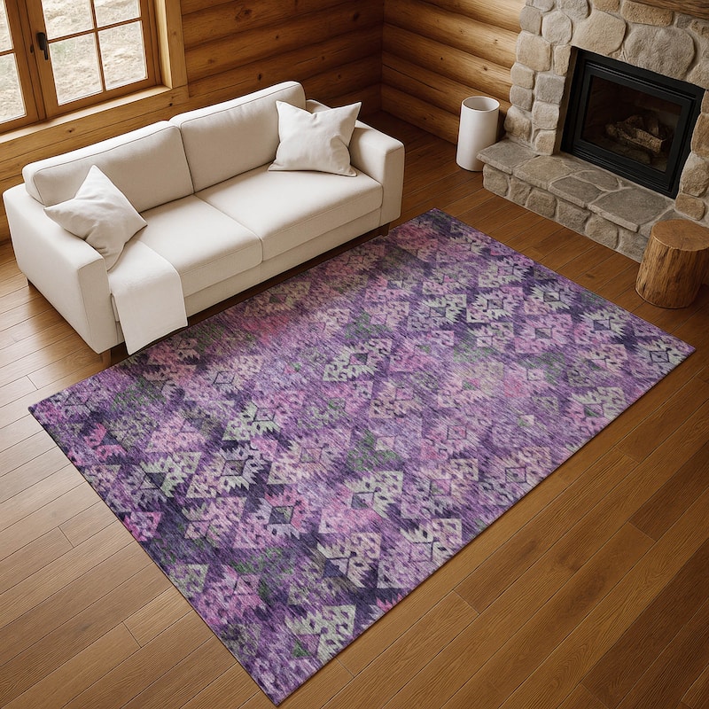 Premium Washable Super Soft Boho Medallions Mayfield Rug