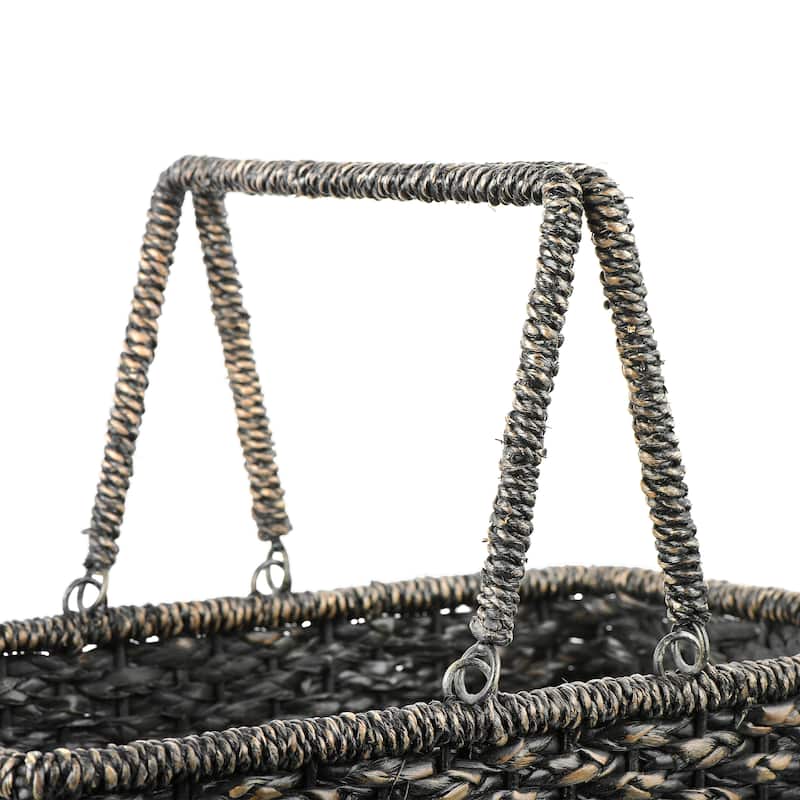 Woven Rattan Stair Basket