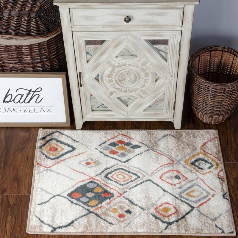 Superior Modern Geometric Southwestern Indoor Area Rug