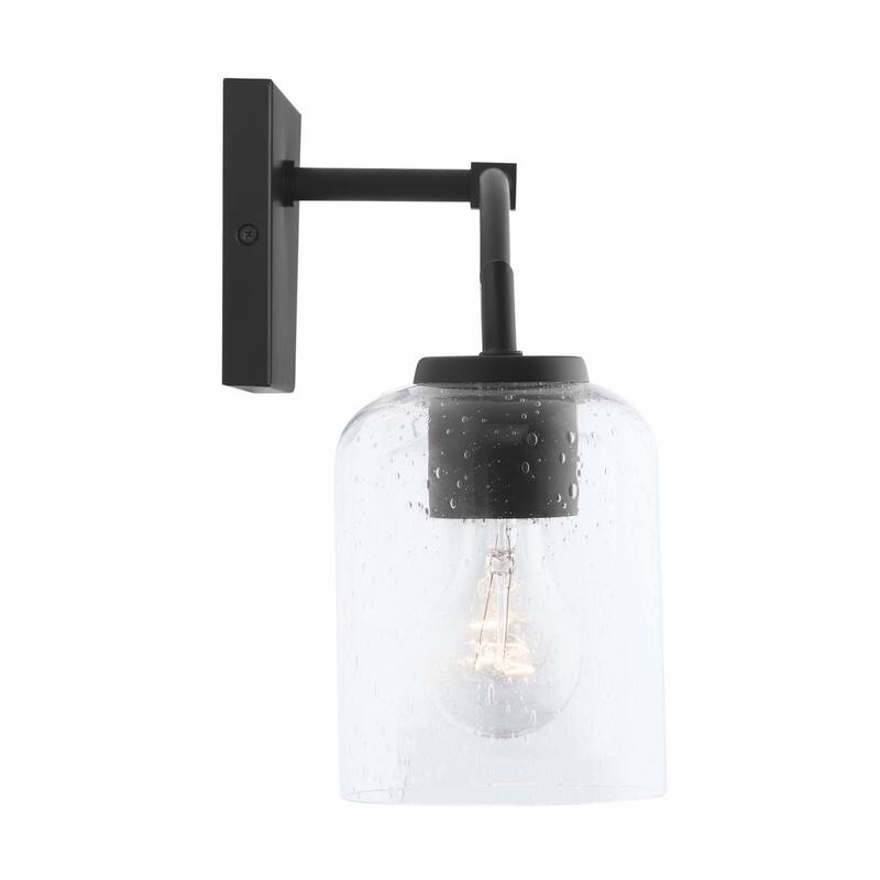 Carter 3-light Bath/ Vanity Fixture w/ Clear Seeded Glass