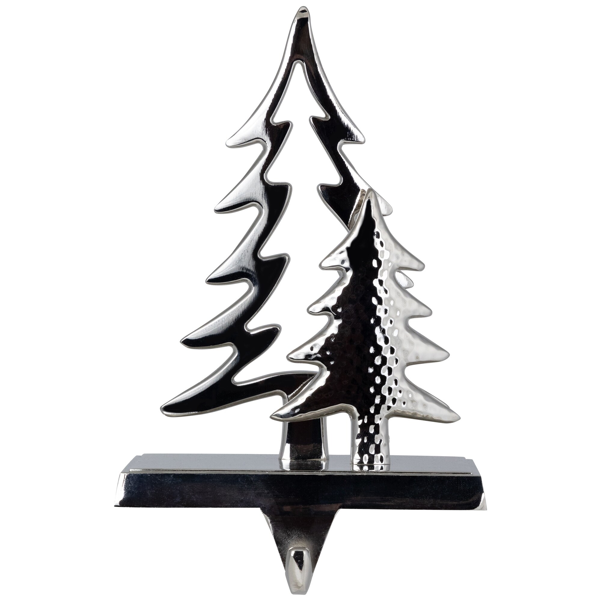 Double Pine Tree Christmas Stocking Holder - 7"