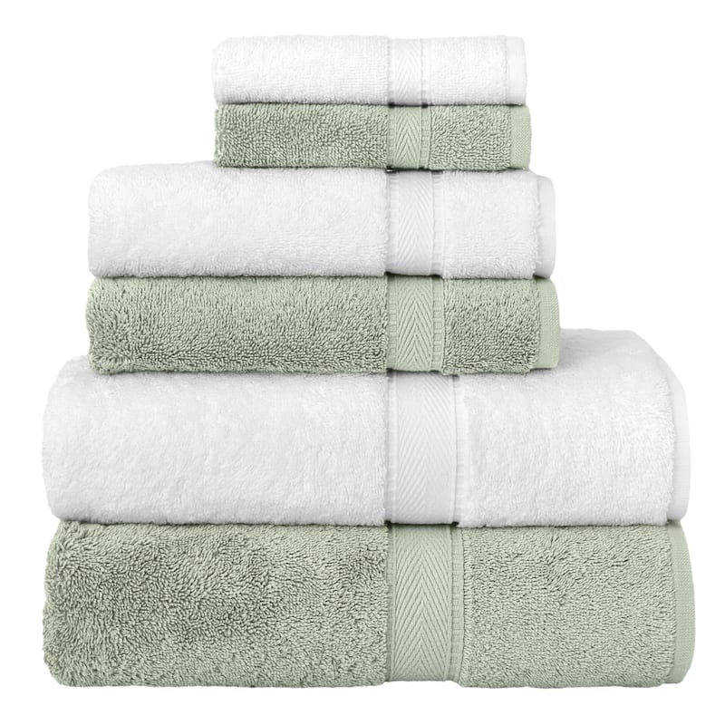 Authentic Hotel and Spa Turkish Cotton 6-piece Towel Set