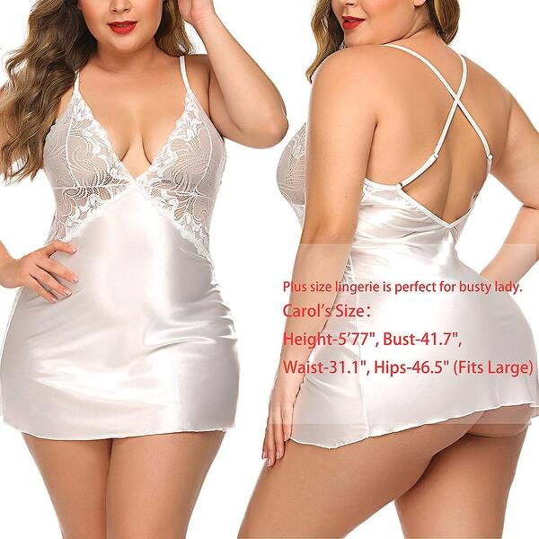 Shop Avidlove Sleepwear Women S Sexy Lingerie Satin Lace Chemise