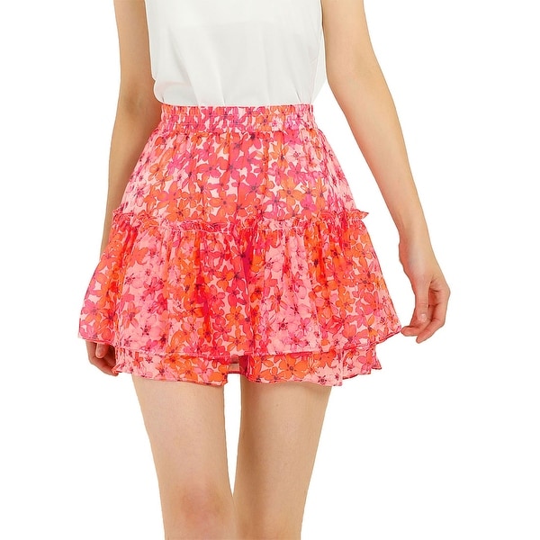 Cute ruffle skirts clearance