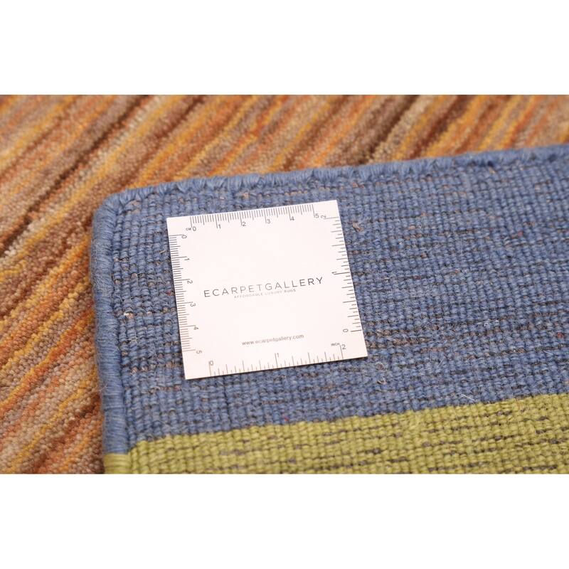 ECARPETGALLERY Hand Loomed Kashkuli Gabbeh Tan Wool Rug - 3'11 x 5'8