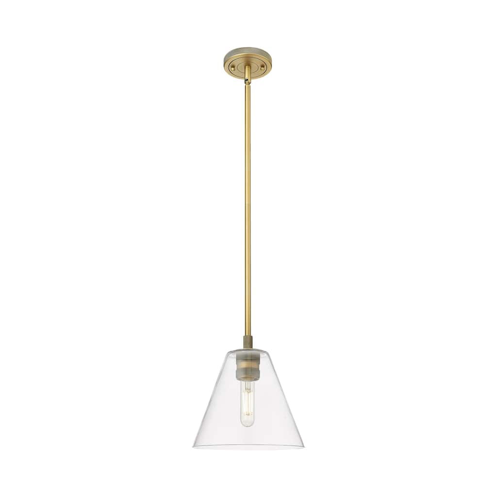 Innovations Lighting Downtown Urban - Crown Point - 1 Light 8" Berkshire Stem Hung Pendant