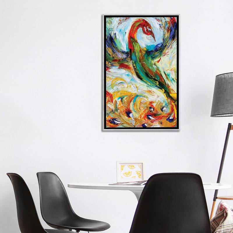 iCanvas "Phoenix Bird" by Karen Tarlton Framed