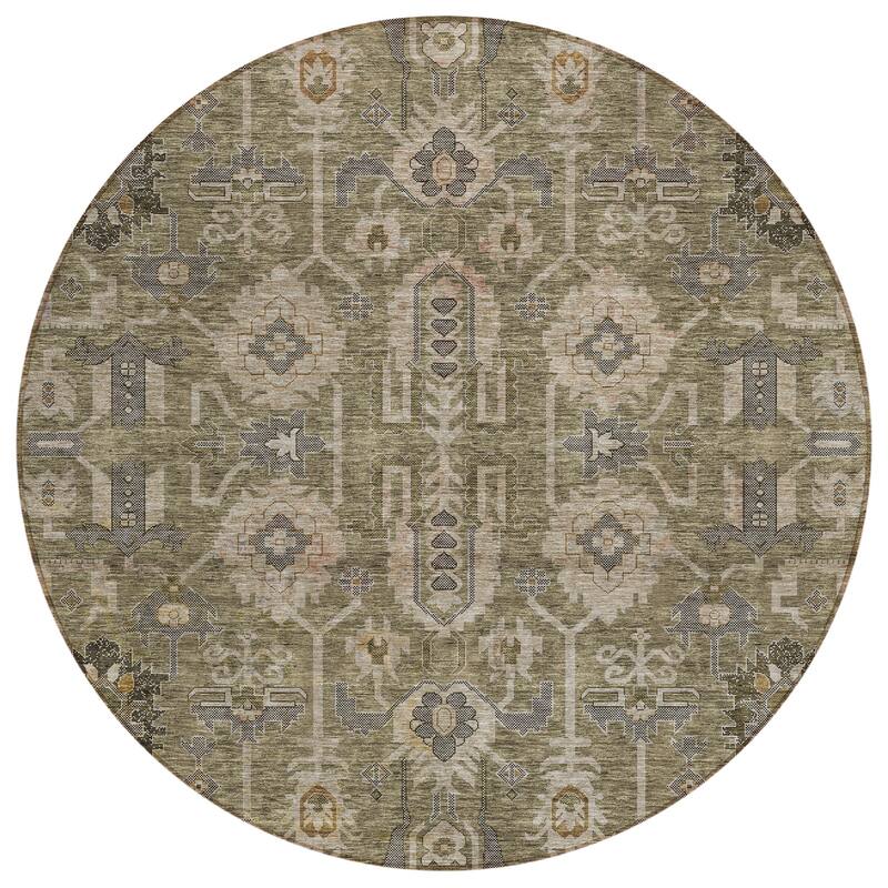 Machine Washable Indoor/ Outdoor Chantille Boho Rug