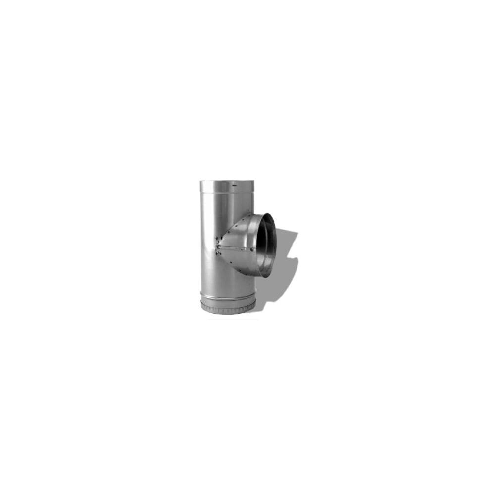 Shop Duravent 6dlr T 6 Inner Diameter Duraliner Rigid Liner Chimney Pipe Double Wall 6 Round Tee And Round Branch With Cap Overstock 20658811