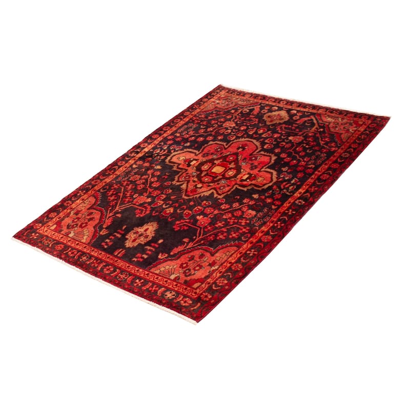 Melis Vintage Navy Rug 4'7" x 7'5" - 4'7 x 7'3