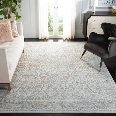 SAFAVIEH Princeton Biddie Vintage Distressed Boho Oriental Polyester Rug