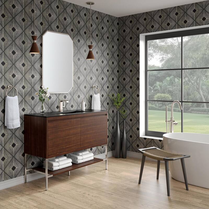 James Martin Vanities 805-V47.3-BN-CH Mantova 48" Single Basin Poplar