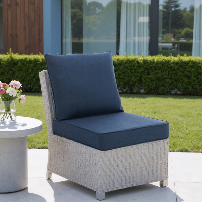 Sunbrella Indoor Outdoor Chair Cushion and Pillow