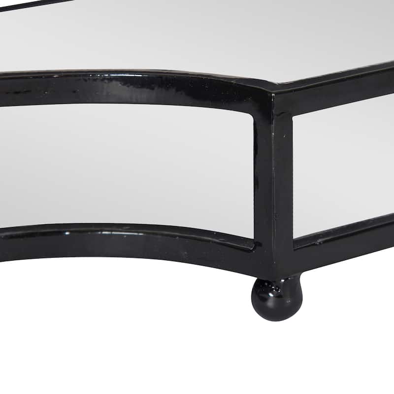 Kate and Laurel Ciel Mirrored Decorative Tray - 19x13x3