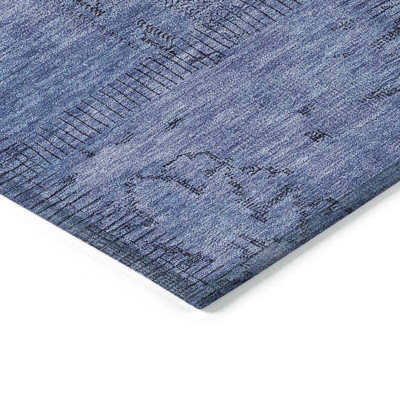 Machine Washable Indoor/ Outdoor Chantille Boho Traditional Rug
