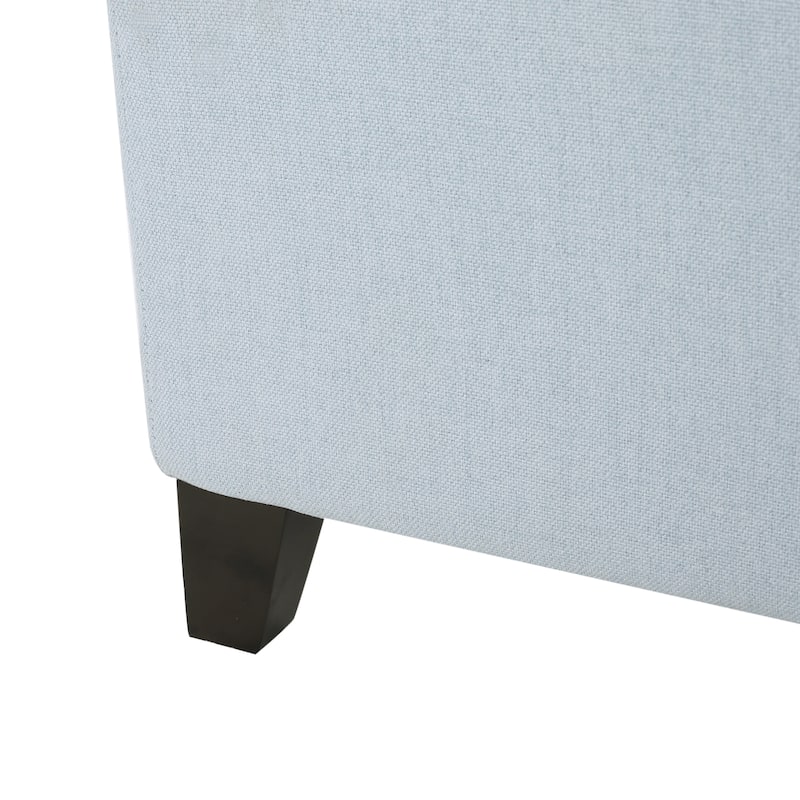 Mission Tufted Fabric Storage Ottoman Bench by Christopher Knight Home
