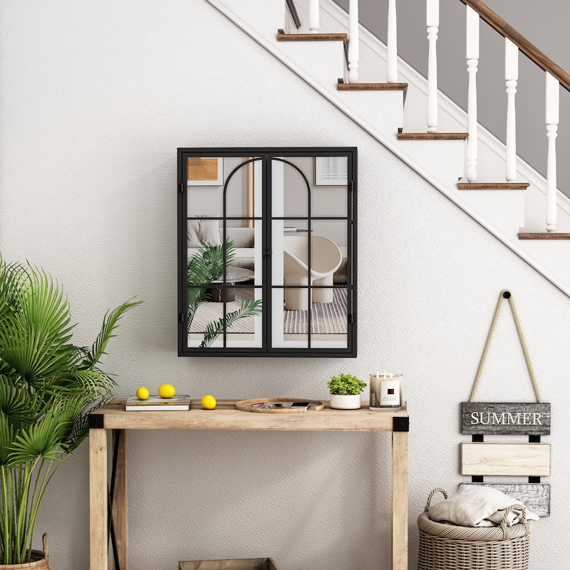 23.62 "Vintage Two Door Wall Cabinet