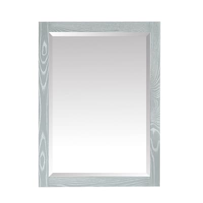 Azzuri Riley 32" x 24" Rectangular Framed Beveled Edge Mirror