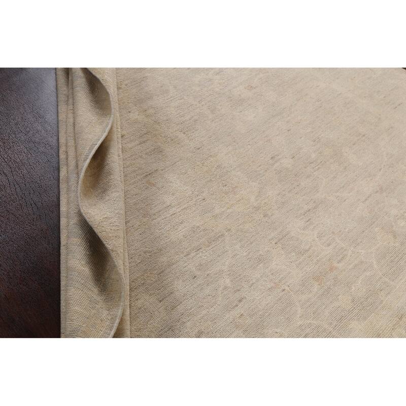 Vegetable Dye Muted Oushak Turkish Oriental Area Rug Wool Hand-knotted - 8'0" x 10'1"