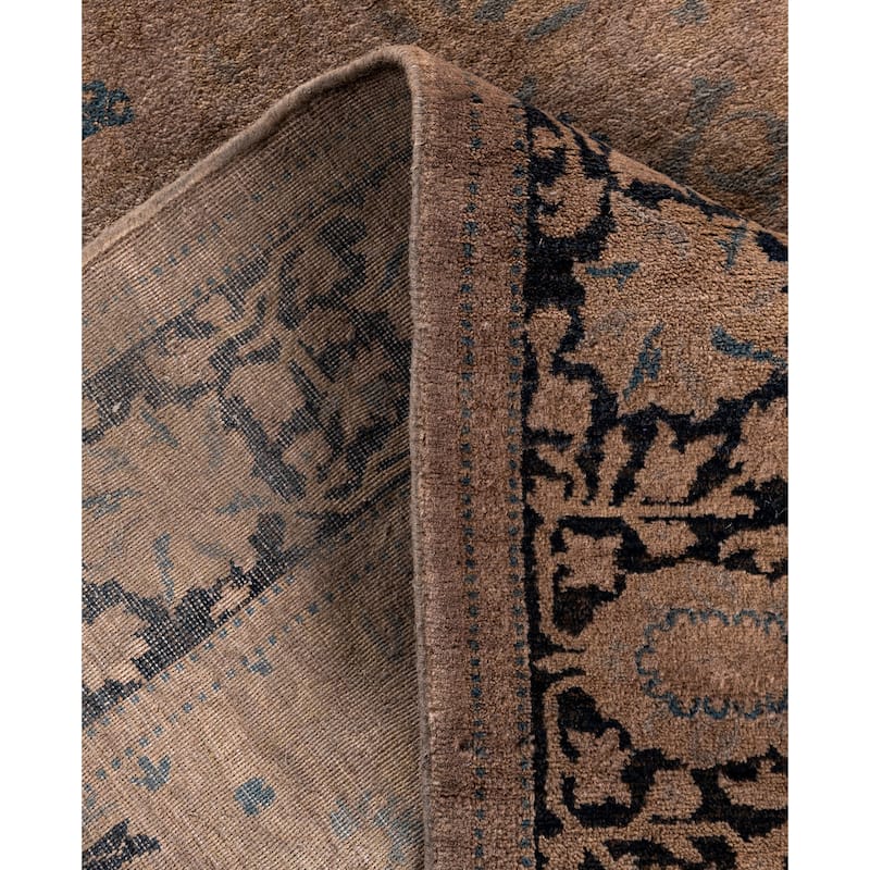 Overdyed One-of-a-Kind Hand-Knotted Area Rug - Brown - 3' 1" x 5' 1"