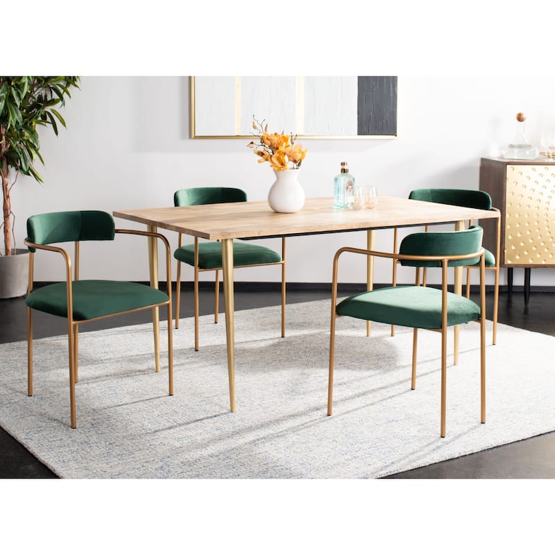 SAFAVIEH Conradine Side Chairs (Set of 2) - 22" W x 20" D x 31" H - 22Wx20Dx31H