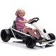 preview thumbnail 16 of 17, Kids Ride On Go Kart,Extra Powerful Motors,9Ah Large Battery 8MPH High Speed Electric Vehicle Car Drifting with Music,Horn White
