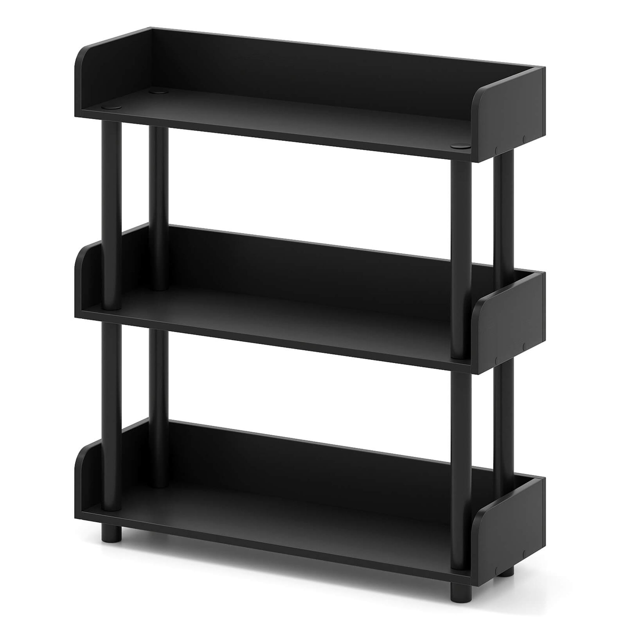 1/2 PCS 3-Tier Freestanding Bookcase w/Anti-Tipping Kit