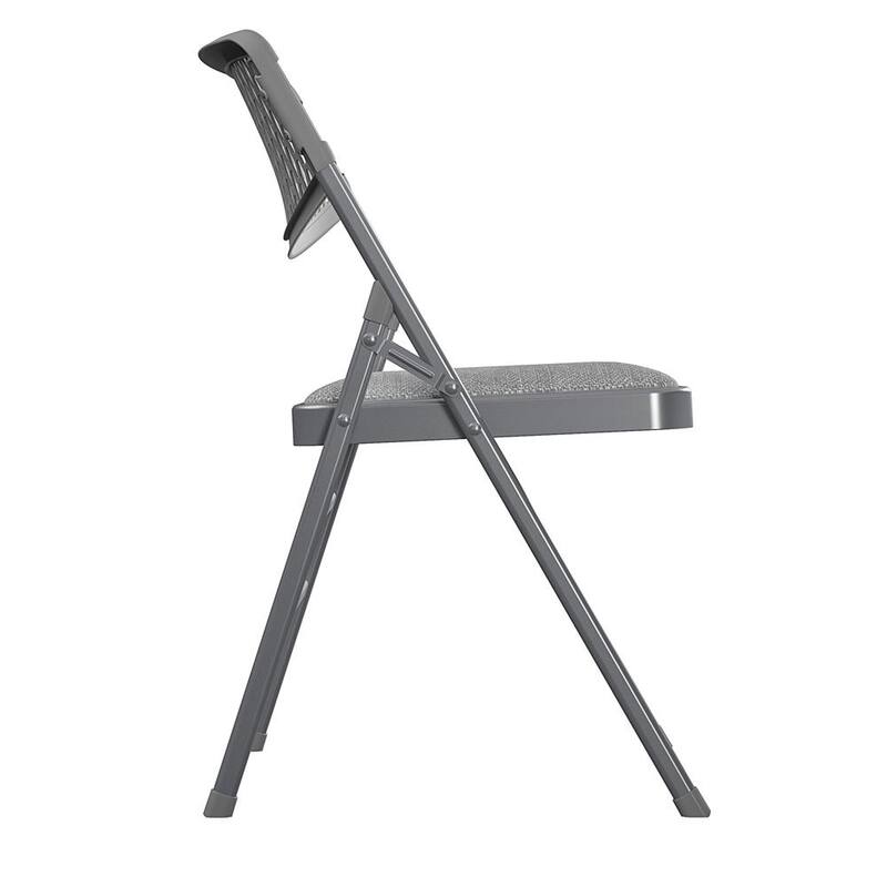 COSCO Ultra Comfort Commercial XL Premium Fabric Padded Folding Chair (2 or 4-pack)