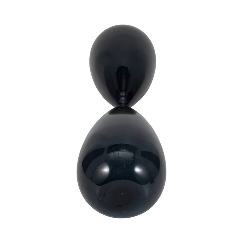 Contemporary Hourglass Sculpture for Home Decor - Stylish Decorative Object