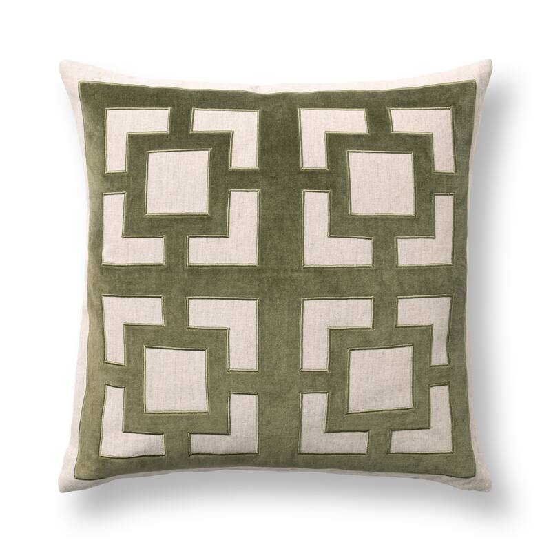 Villa by Classic Home Corbin Cotton Blend Throw Pillow