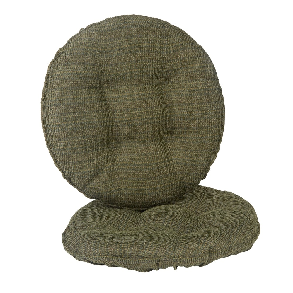 Klear Vu Tyson Tufted Barstool Cushion Set