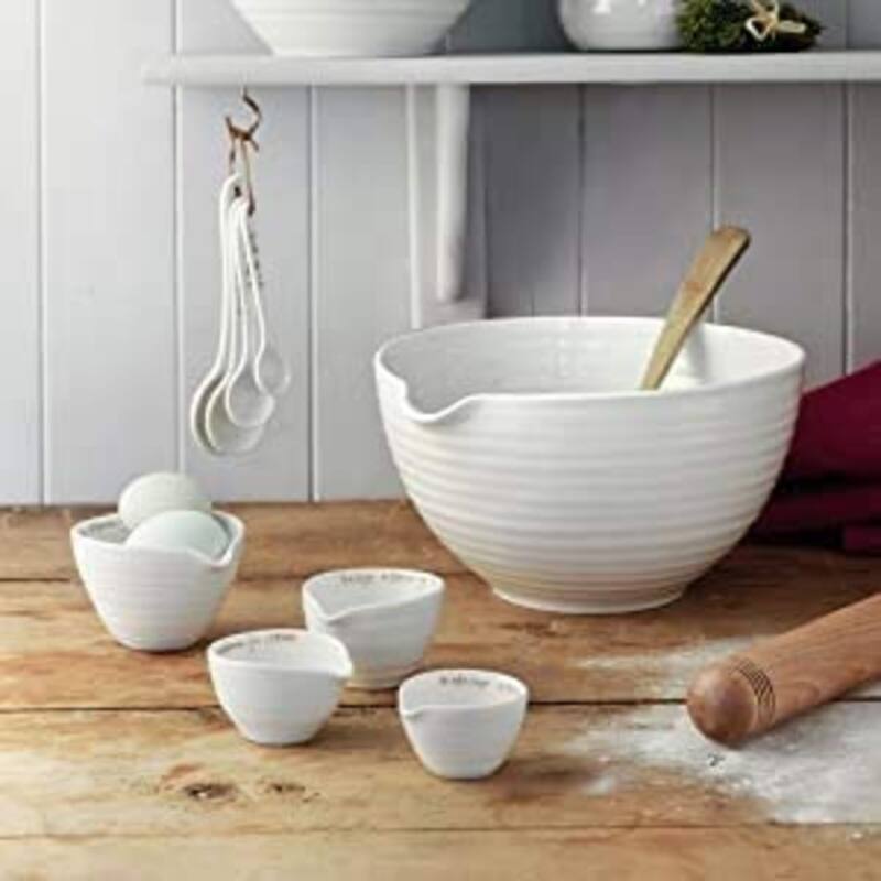 Portmeirion Set of 4 Sophie Conran White Measuring Cups
