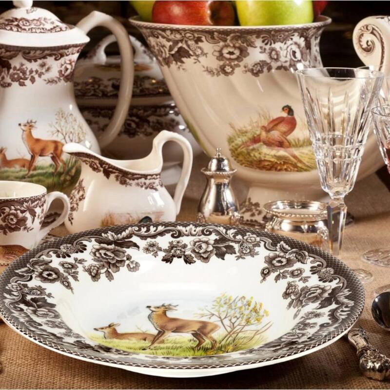 Spode Woodland Soup Plate