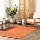 preview thumbnail 46 of 97, Nuloom Jacky Classic Jute Blend Area Rug 5' x 8' - Orange