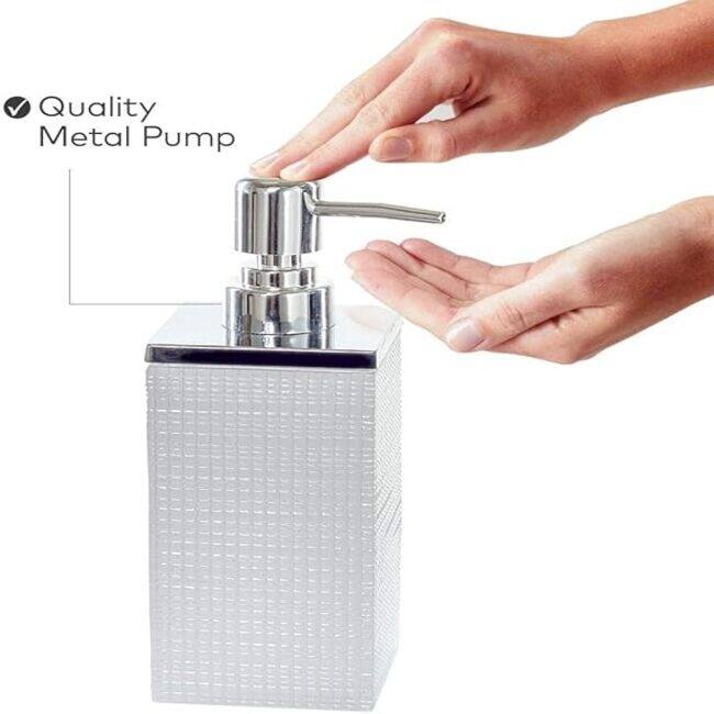Creative Scents Estella White Soap Dispenser