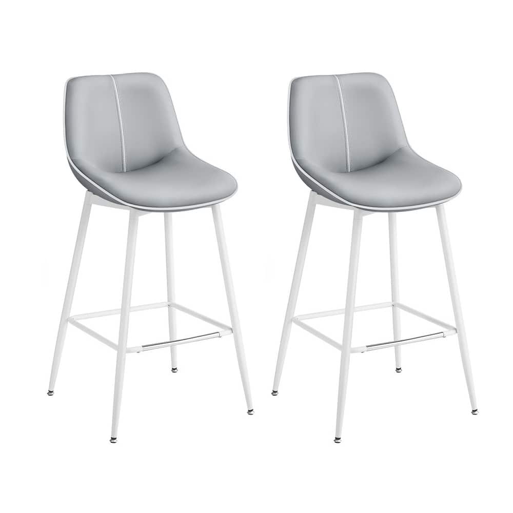 Contemporary Set of 2 Bar Stools - Stylish Seating Solution for Home