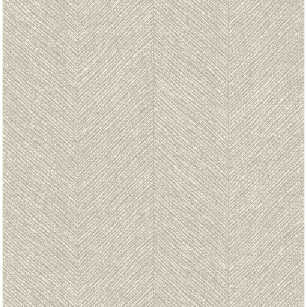 A-Street Prints Kallam Beige Chevron Wallpaper