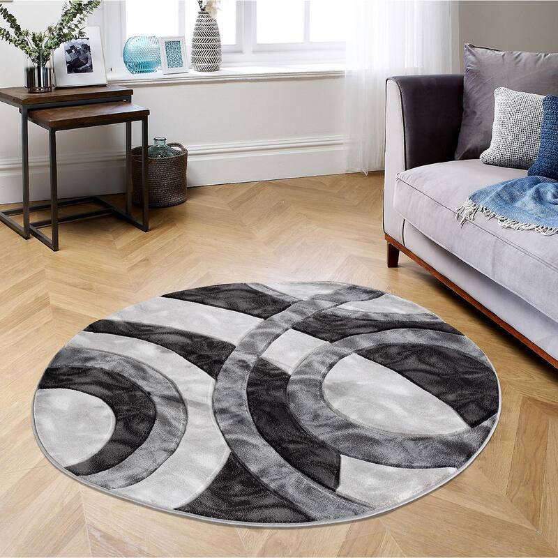 Orelsi Collection Abstract Area Rug