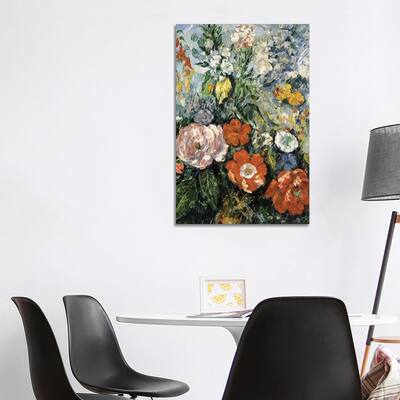 iCanvas "Bouquet of Flowers, 1879-1880 " by Paul Cezanne Canvas Print