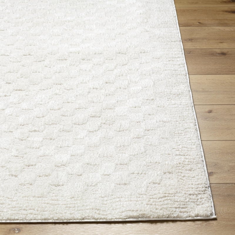 Livabliss Freud Art Deco Checkered Area Rug