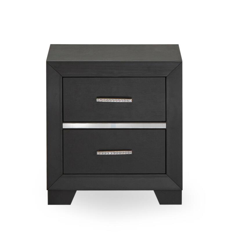 East West Furniture Denali Queen Size Bedroom Set with Upholstered Headboard (Pieces Option)