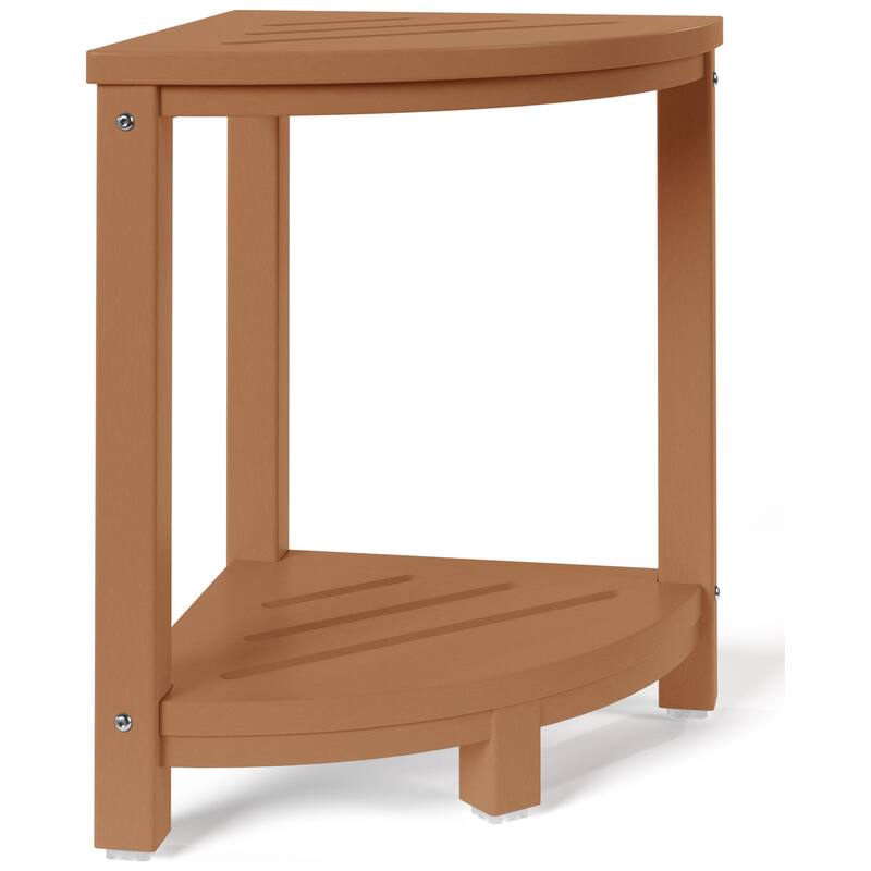 Anapolis Poly Corner Shower Bench